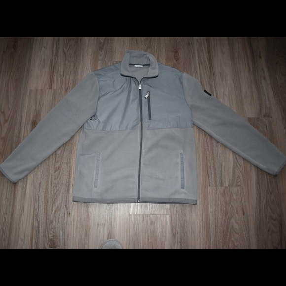 gray calvin klein jacket